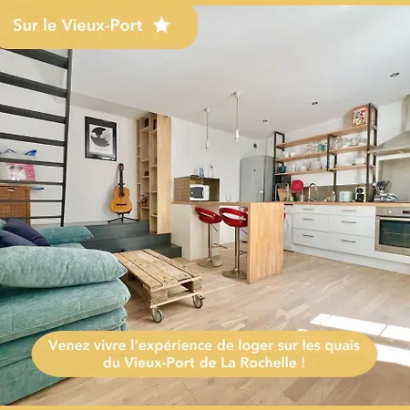 Sur Le Port - Duplex Cosy & Moderne Face Au Port - Wifi Gratuite - Parfaitement Equipe * La Rochelle (Charente-Maritime)
