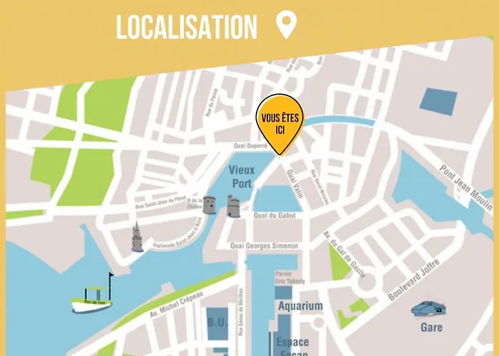 Sur Le Port - Duplex Cosy&moderne Face Au Port - Wifi Gratuite - Parfaitement équipé Apartamento *